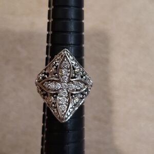 925 Silver Statement Ring ,size 6.5